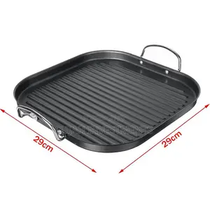 Smokeless Barbecue Frying Grill Pan/Non-Stick Grill BBQ Tray