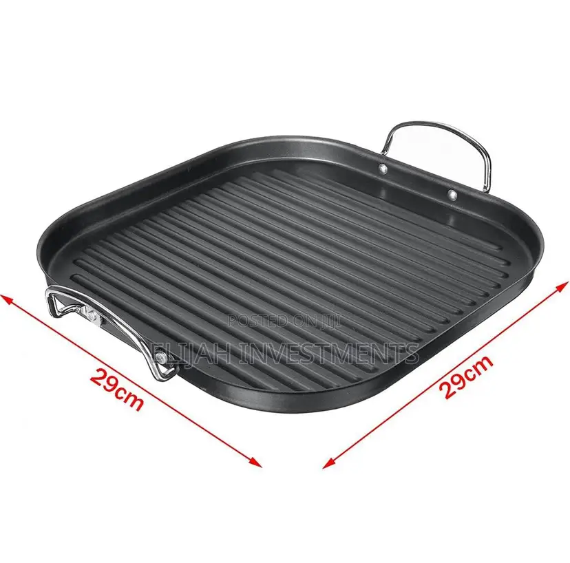 Smokeless Barbecue Frying Grill Pan/Non-Stick Grill BBQ Tray