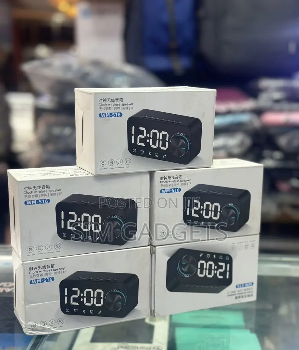 Clock Wireless Speakers