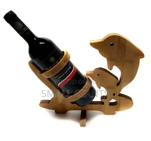 Single Bottle Dolphin Wine Rack Holder