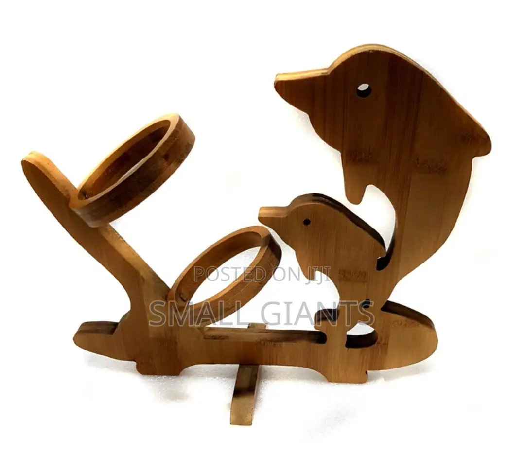 Single Bottle Dolphin Wine Rack Holder