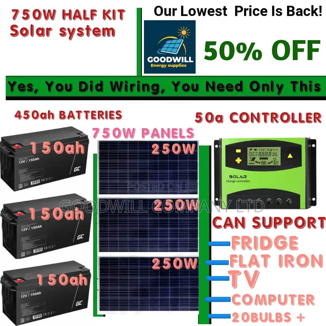 750w Solar Kit German Lininum