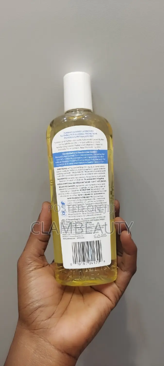 Palmers Moisturising Body Oil for Bath, Body Shower