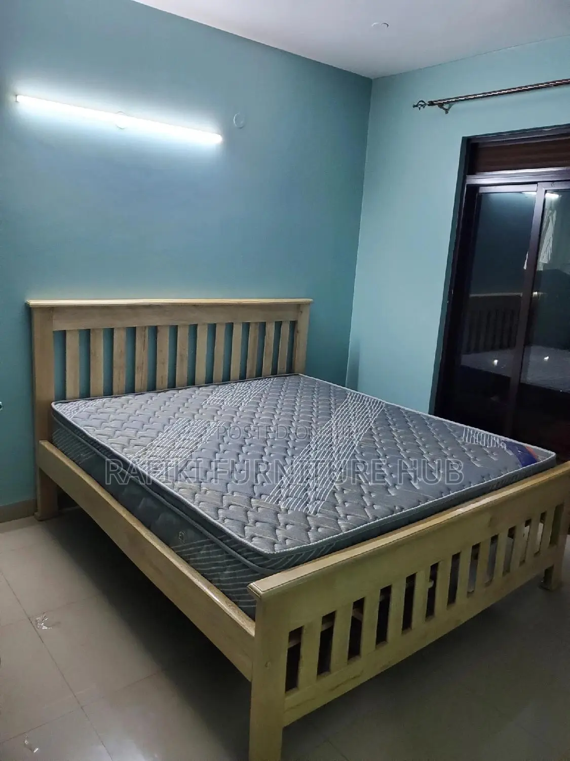 Barcode Bed / 6by6 / Furniture / Wooden Bed / Uganda Made
