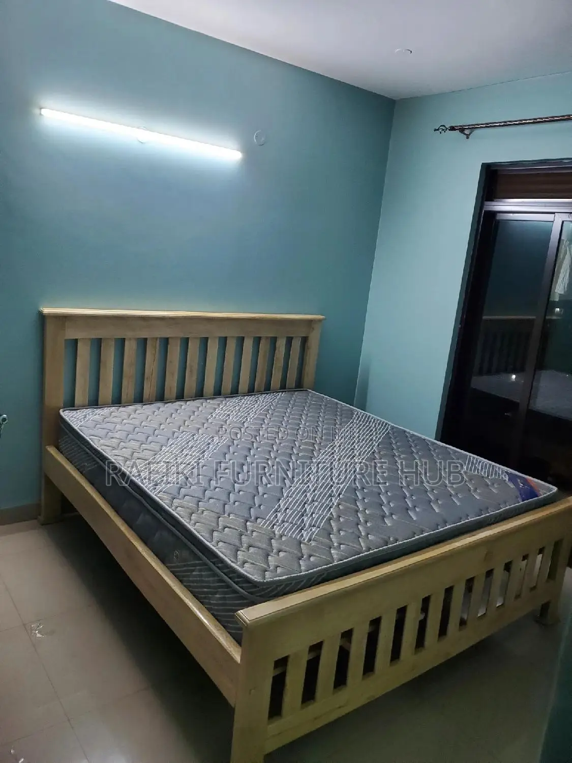 Barcode Bed / 6by6 / Furniture / Wooden Bed / Uganda Made