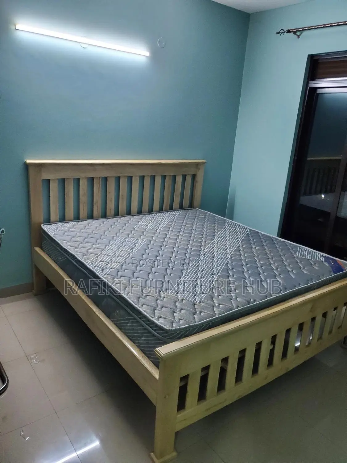 Barcode Bed / 6by6 / Furniture / Wooden Bed / Uganda Made