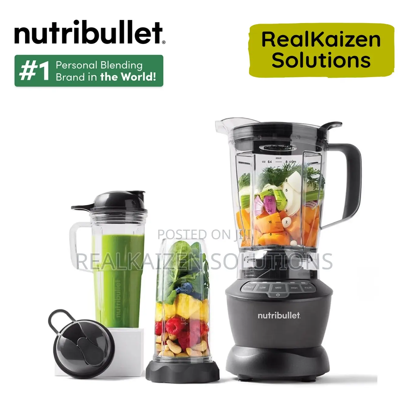 Original UK NUTRIBULLET Precision Blender Combo 1200W