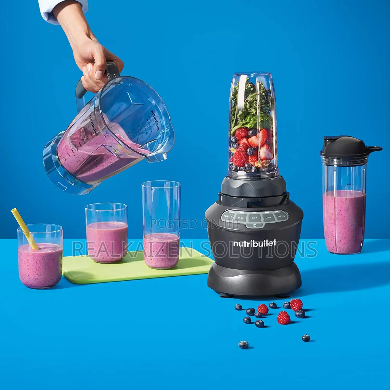 Original UK NUTRIBULLET Precision Blender Combo 1200W