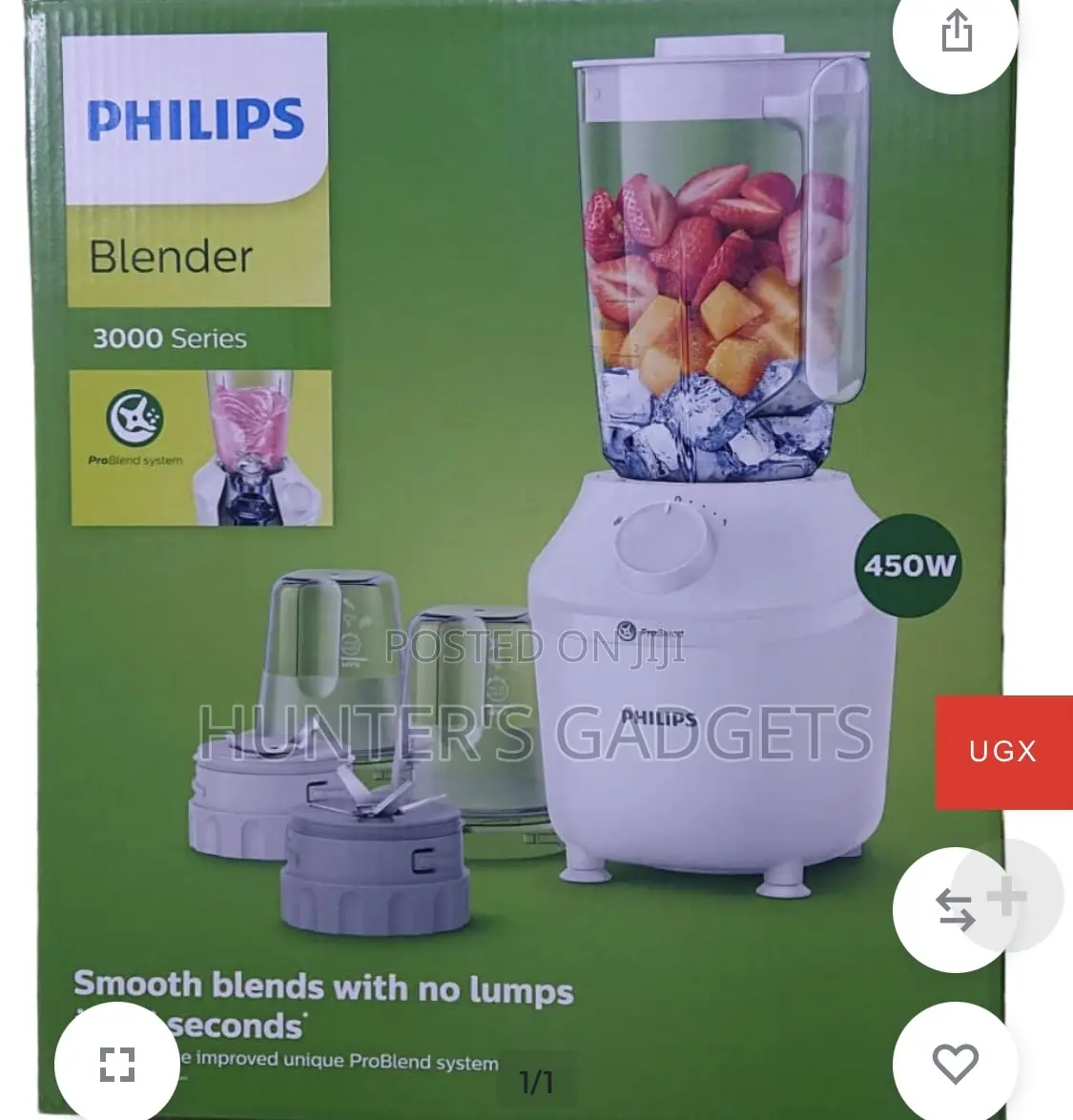 Philips Blenda 2 in 1 Brand New Original 3000 Series 450watt