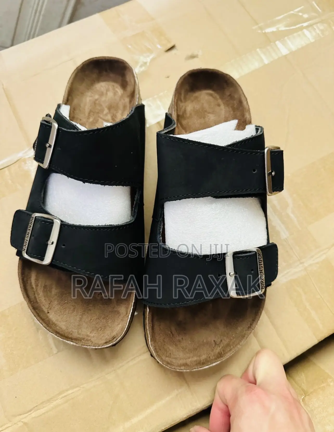 Original Black Leather Arizona Birkenstocks