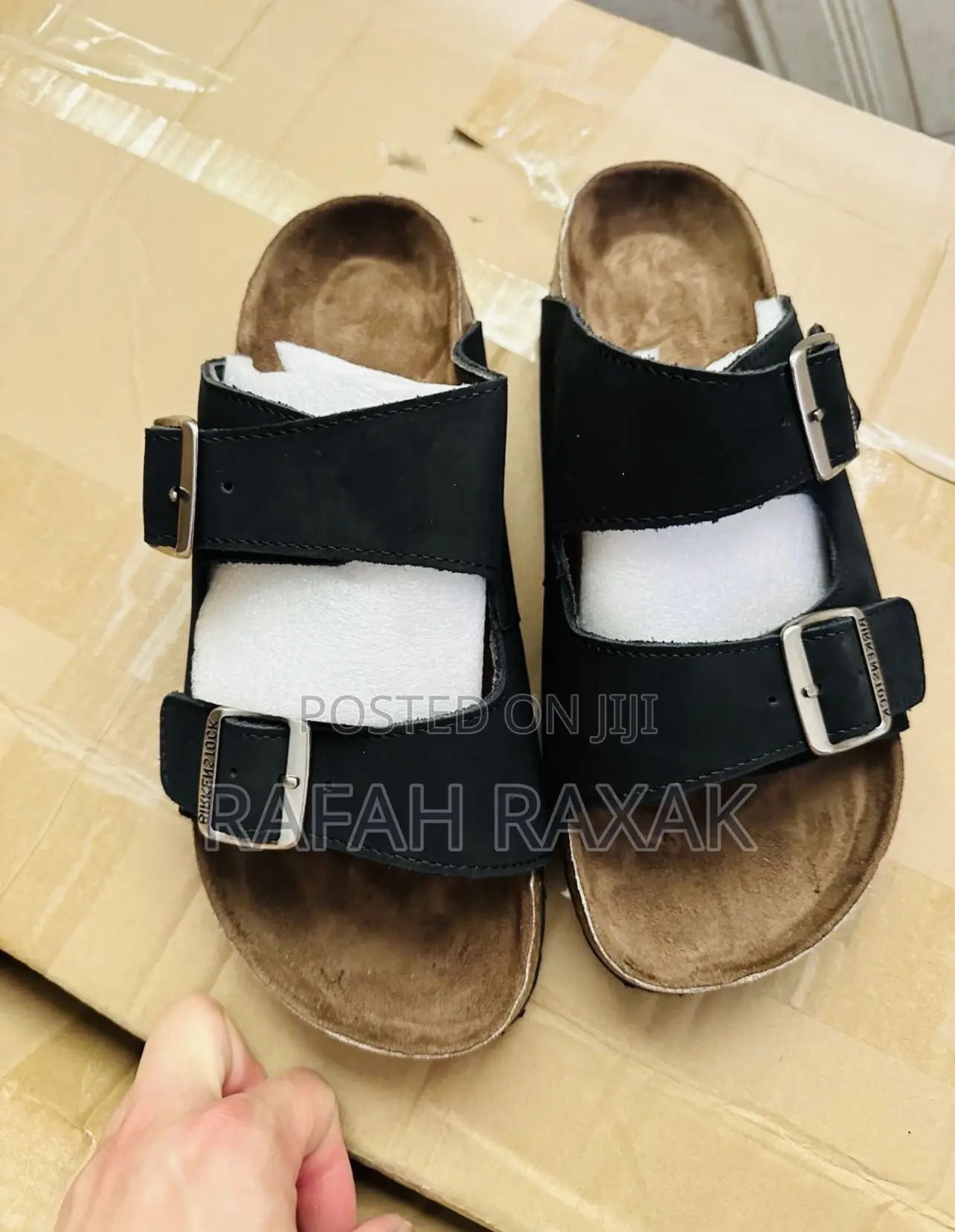 Original Black Leather Arizona Birkenstocks