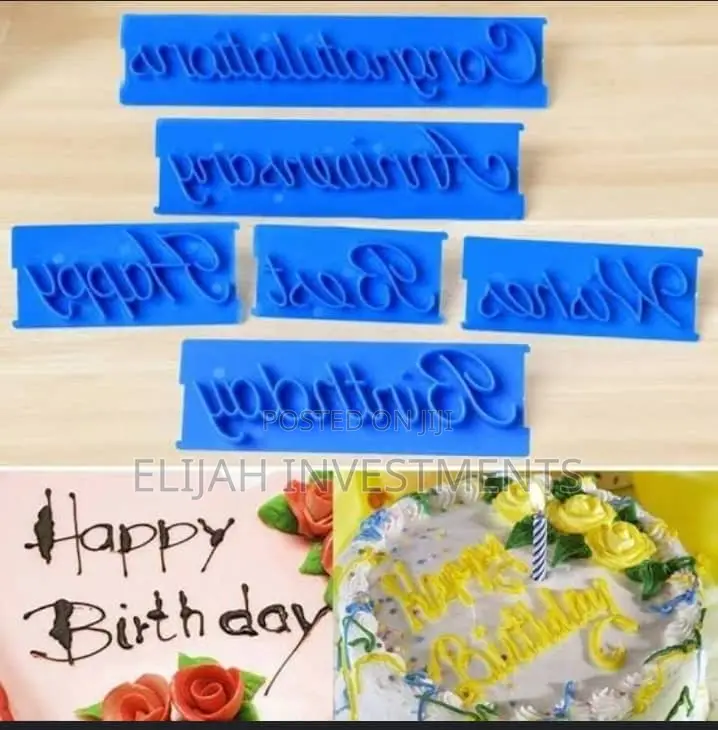 6PCS Cookie Fondant Cutter Decorating Icing Cake Mold