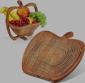 New Wooden Fruit Folding Affordable Basket