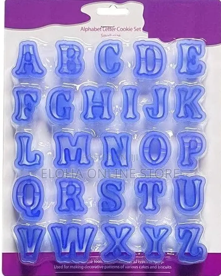 Alphabet Letter Cookie Cutter Set