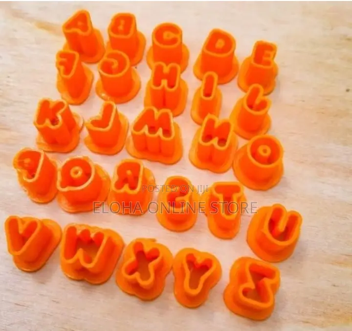 Alphabet Letter Cookie Cutter Set