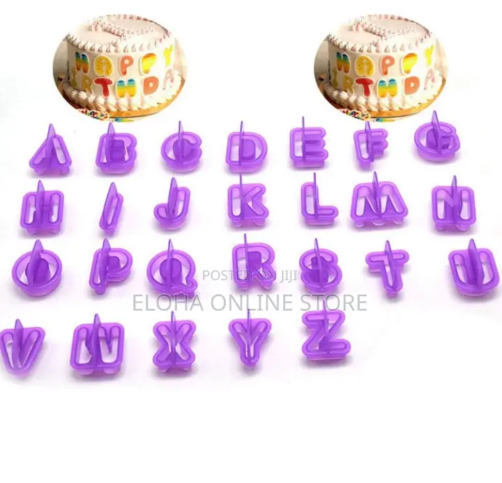 Alphabet Letter Cookie Cutter Set
