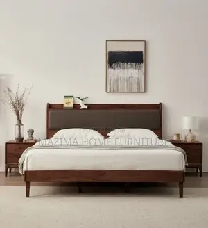 Leather Wood Beds With Bedsides