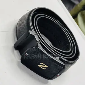 Original Black Men’S Adjustable Leather Belts