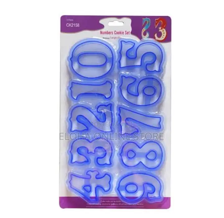 Numbers Cookie Cutter Set
