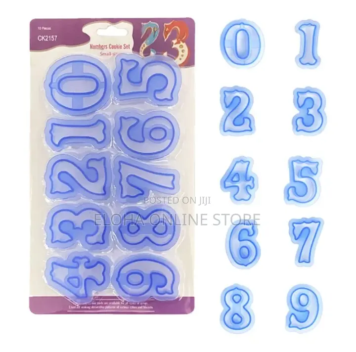 Numbers Cookie Cutter Set