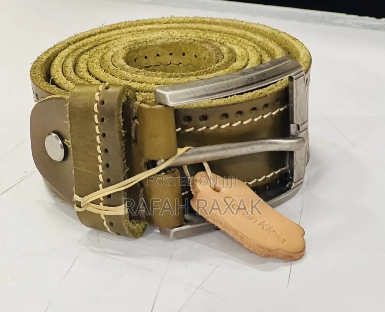 Original Brown Calvin Klein Leather Belts