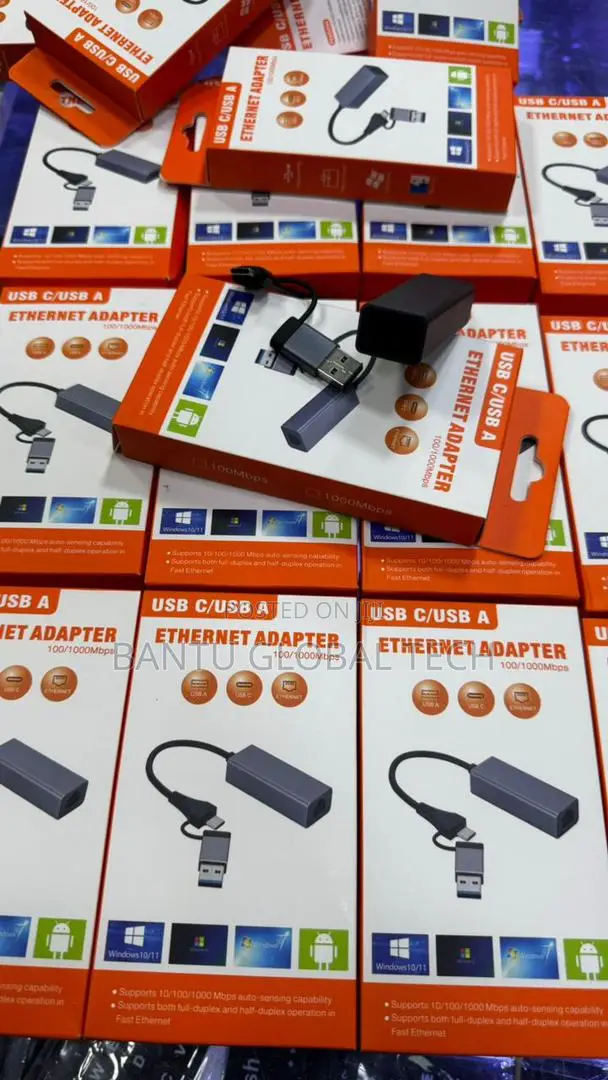 Usb-a/Usb-C Ethernet Adapter