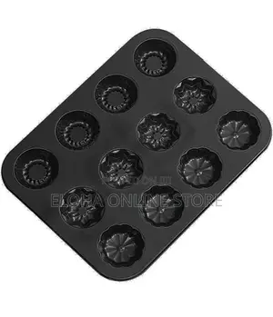 12 Holes Muffin Cake Mould Pan Bakeware