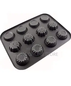 12 Holes Muffin Cake Mould Pan Bakeware