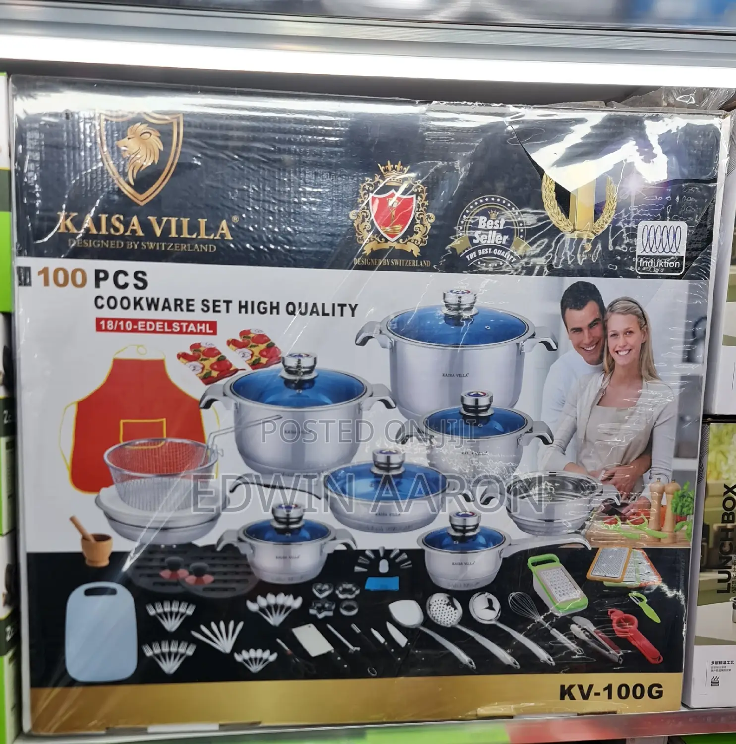 Kaisa Villa 100pcs Cookware Set