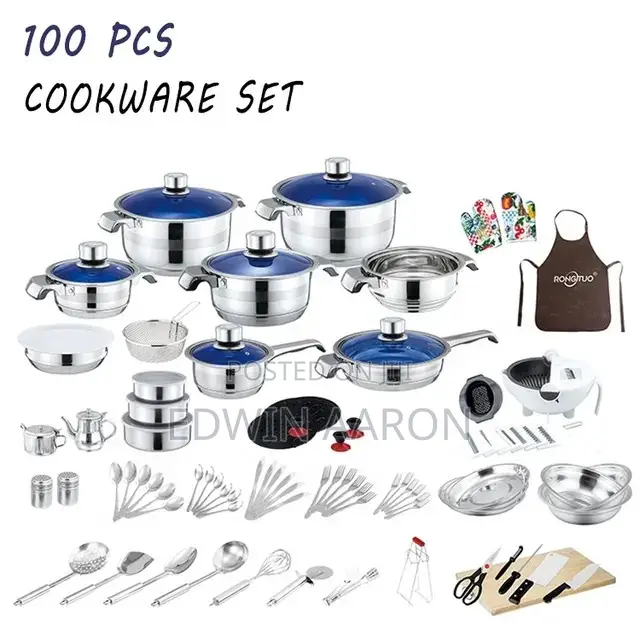 Kaisa Villa 100pcs Cookware Set