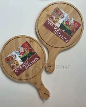 New Wooden Pizza Plate