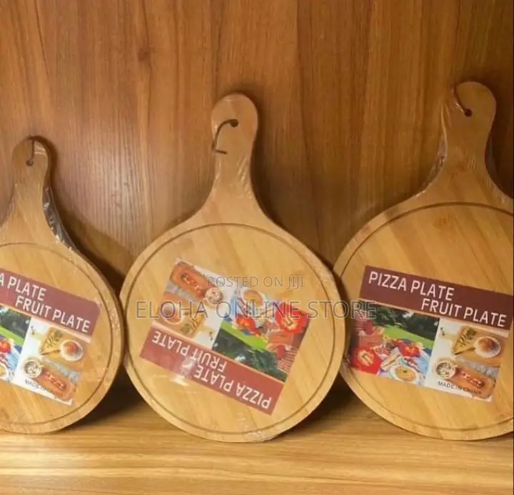 New Wooden Pizza Plate