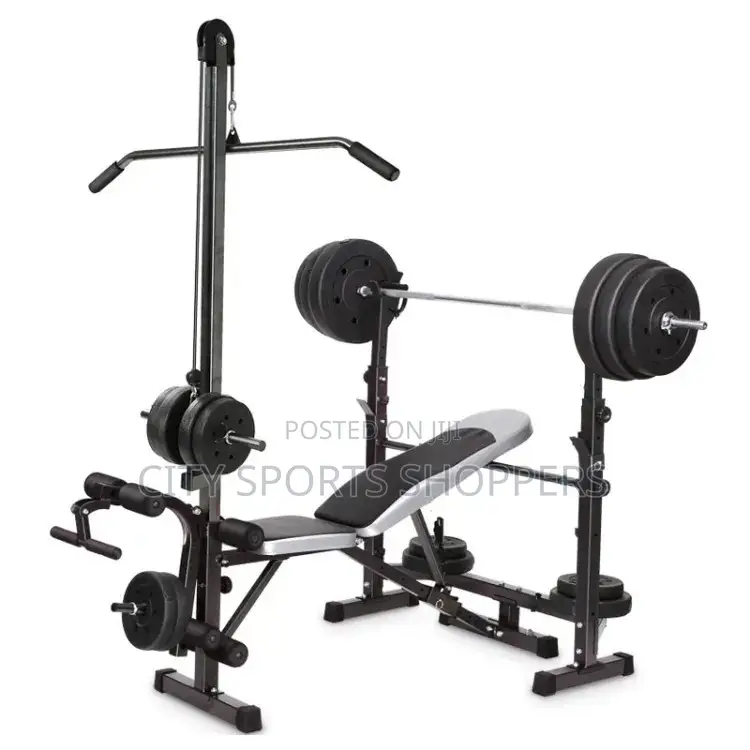 Weight Lifting Bench With Lat Down Pully