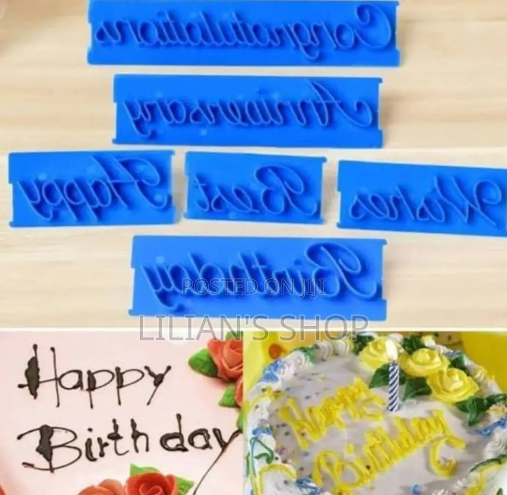 6pcs Cookie Fondant Cutter Decorating Icing Cake Mould