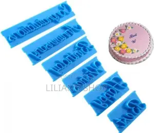 6pcs Cookie Fondant Cutter Decorating Icing Cake Mould
