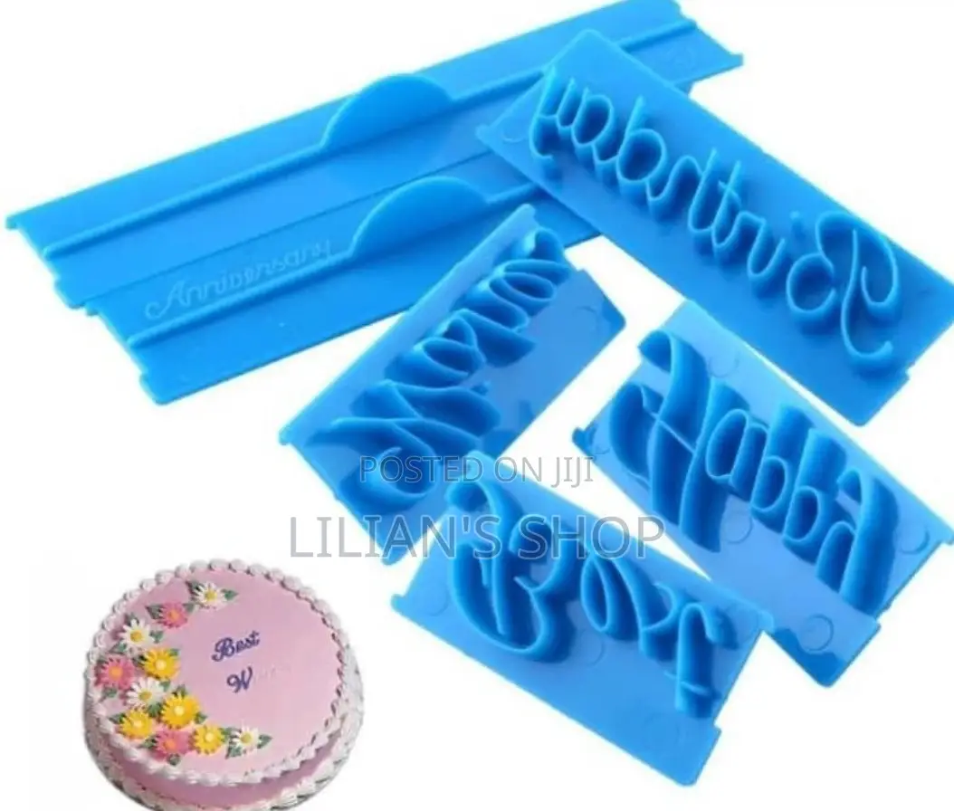 6pcs Cookie Fondant Cutter Decorating Icing Cake Mould
