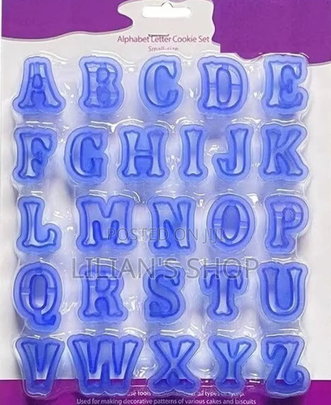 Alphabet Cookie Cutter Set