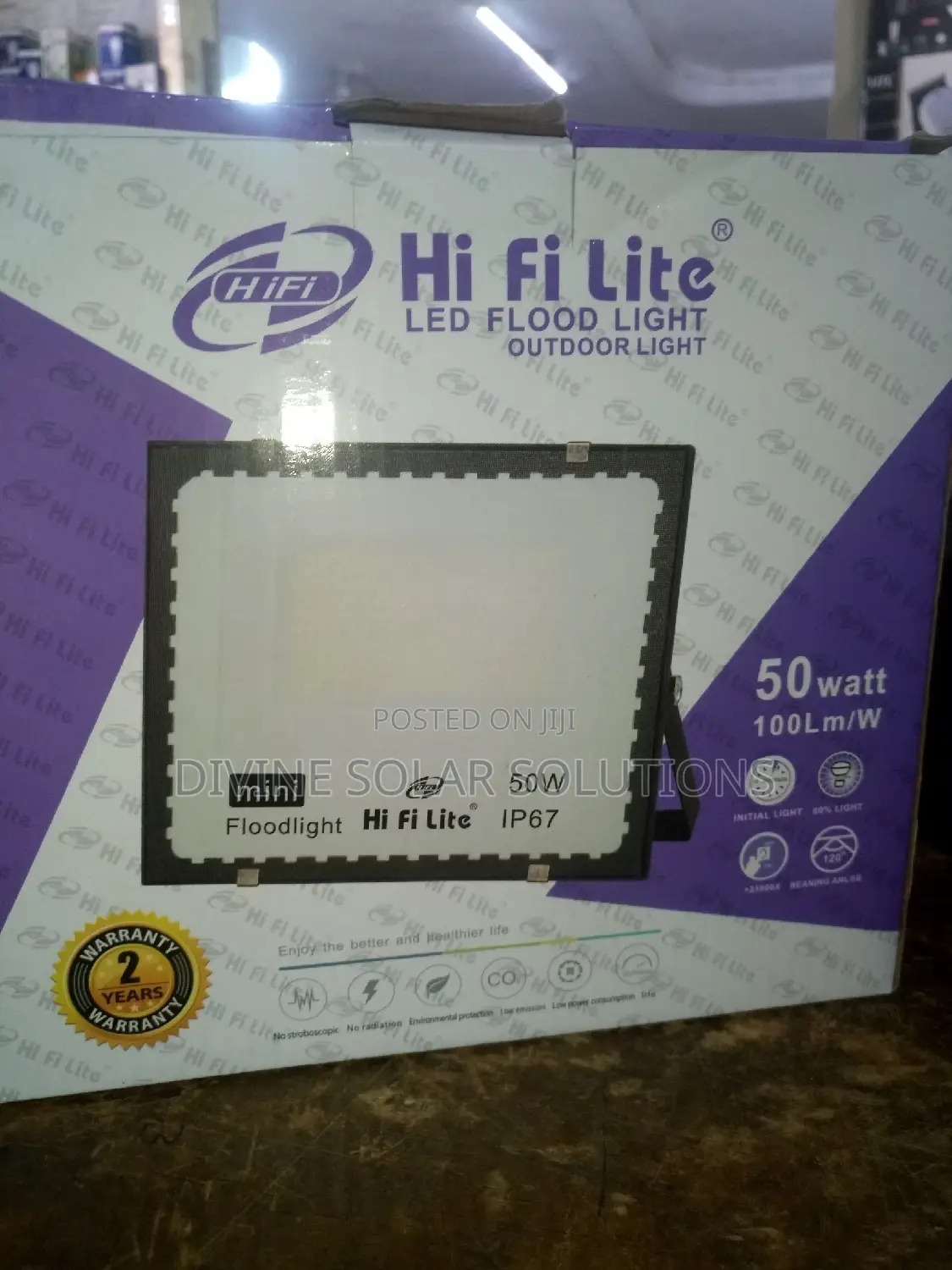 50w Warm White AC Flood Light