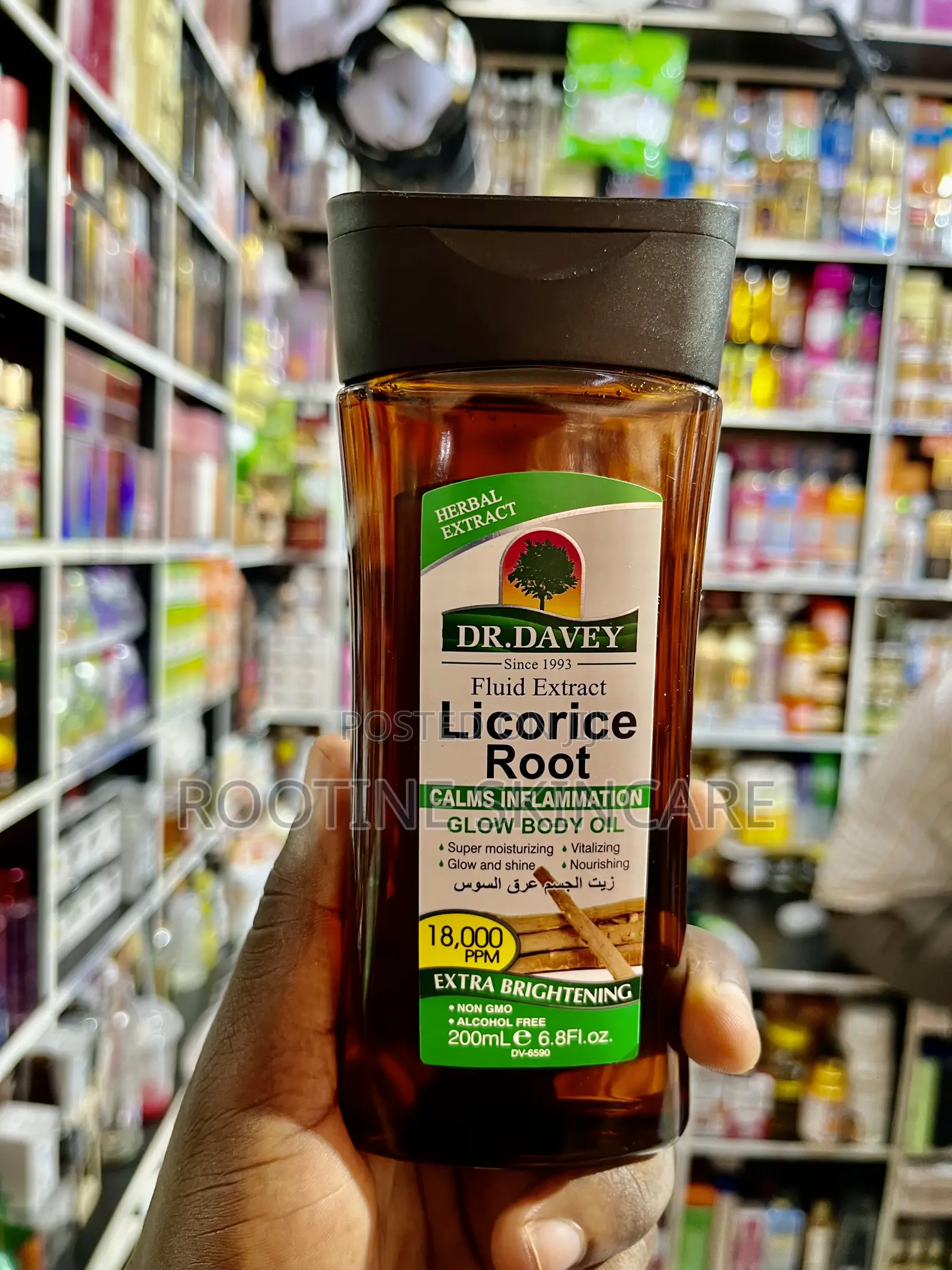 Dr Davey Licorice Root Glowing and Moisturising Body Oil