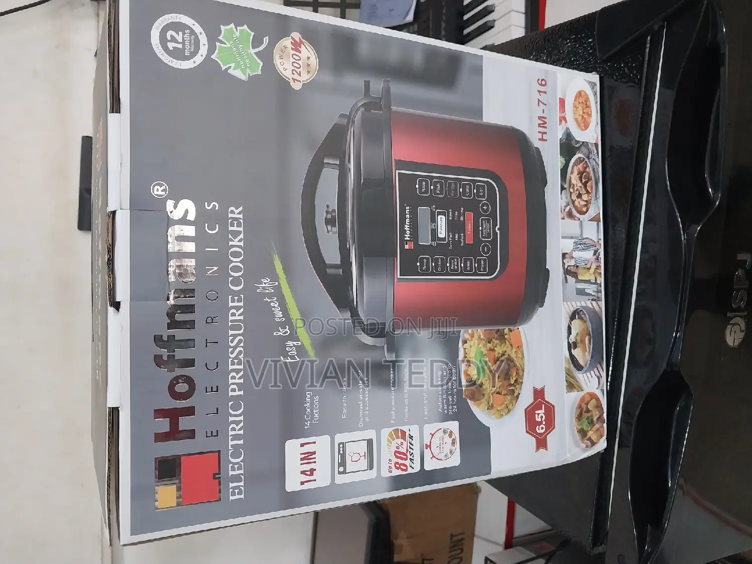 Hoff Man S Electric Presure 6.5 Litres 14 in 1