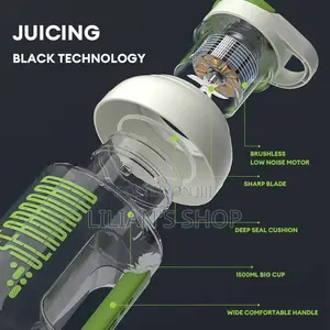 1500mls Powerful Wireless Portable Juicer