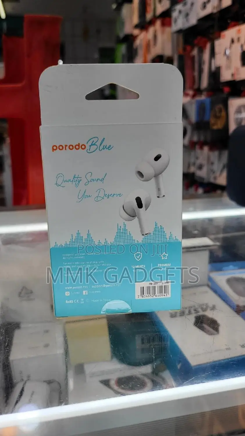 Porodo Blue Earbuds Pro 2