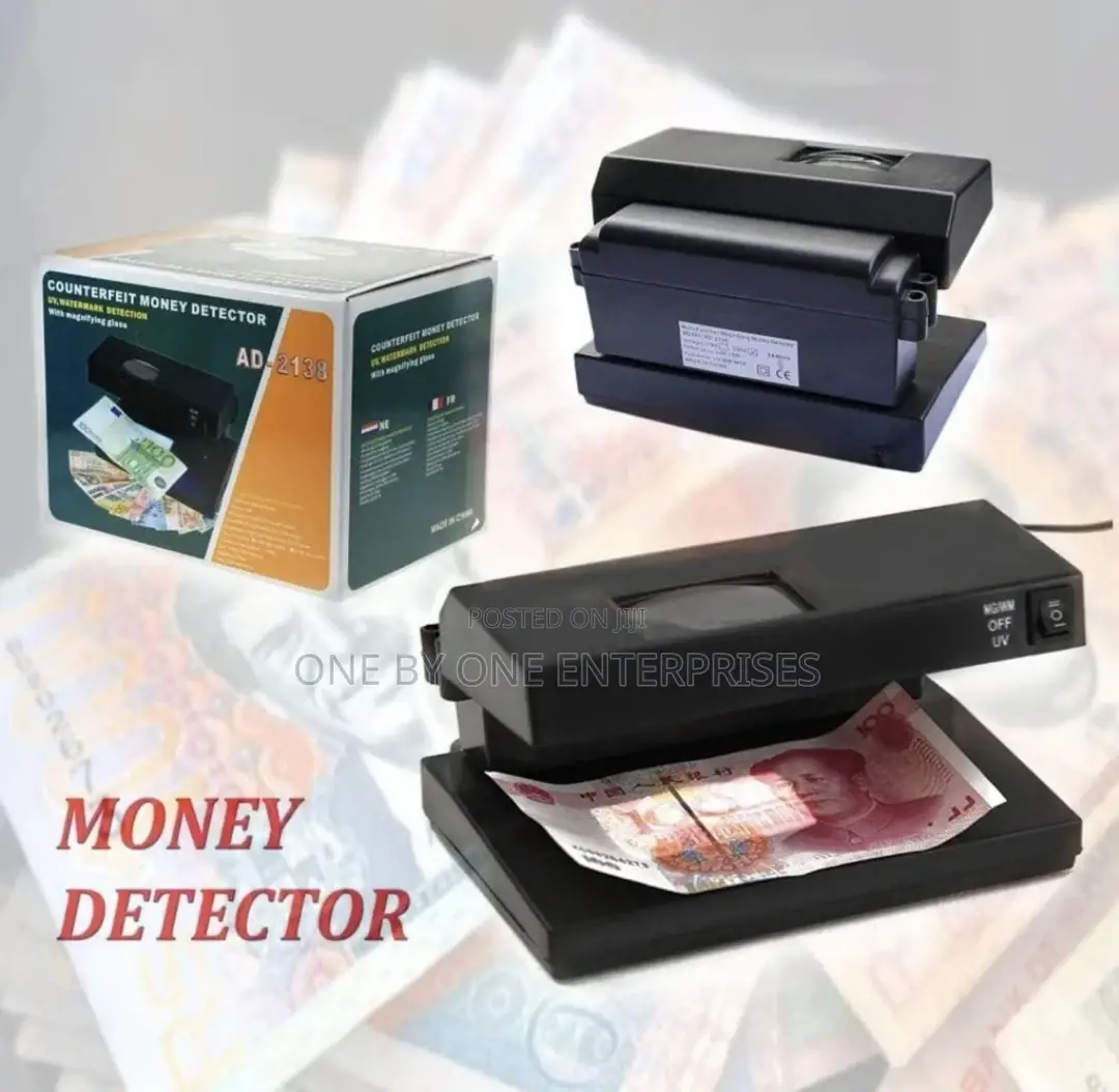 Counterfeit Fake Money Detector UV Light Watermark Detection