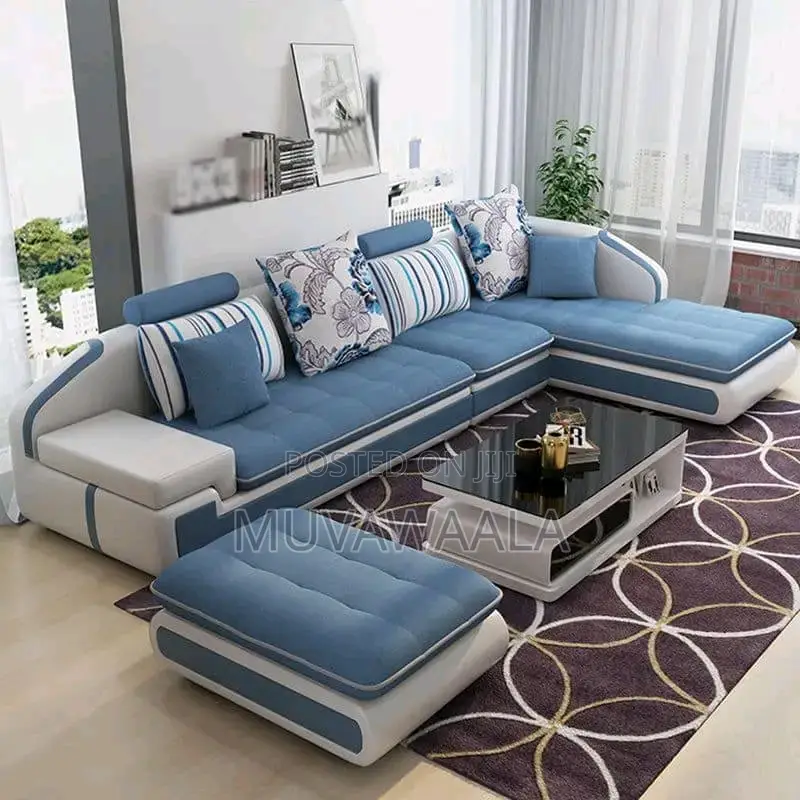 L Sofa Set With Standing Table