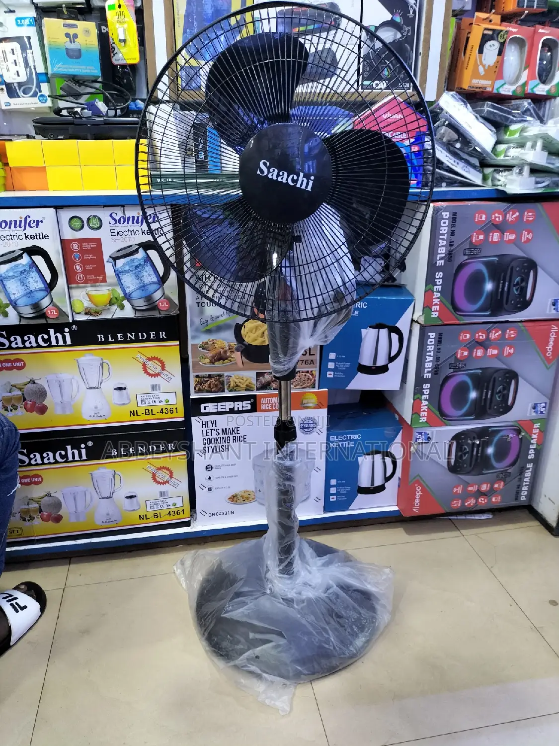 Fan Stand Fan Saachi Electric Stand Floor Fan