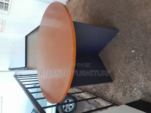 Gray Legs Round Conference Table