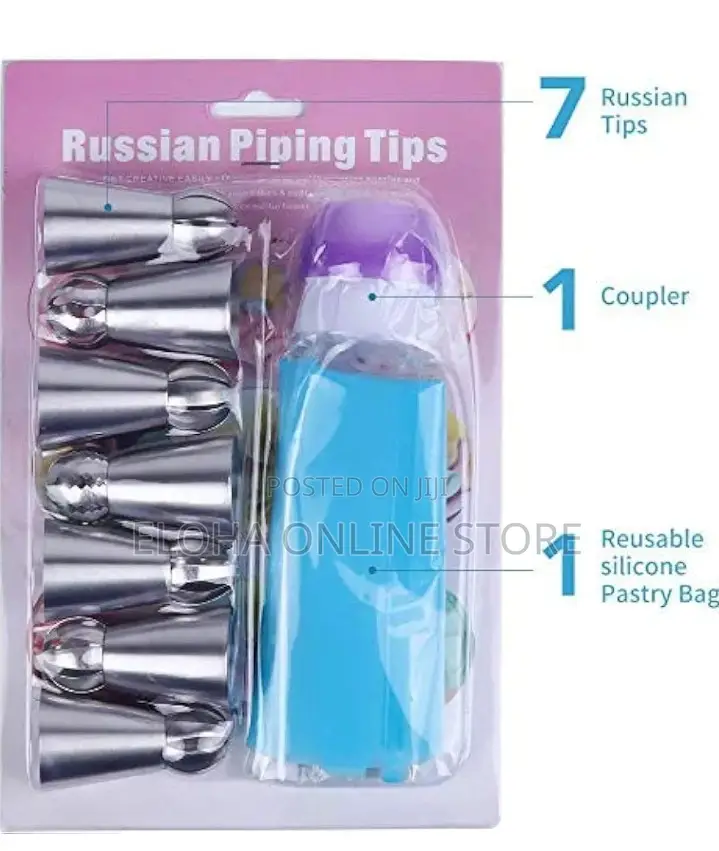 Russian Ball Cake Decorating Nozzles and Piping Set