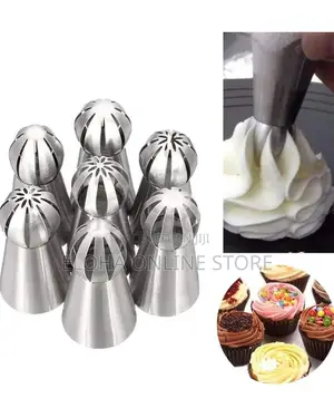 Russian Ball Cake Decorating Nozzles and Piping Set