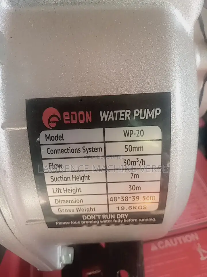 Gasoline Surface Water Pump Honda