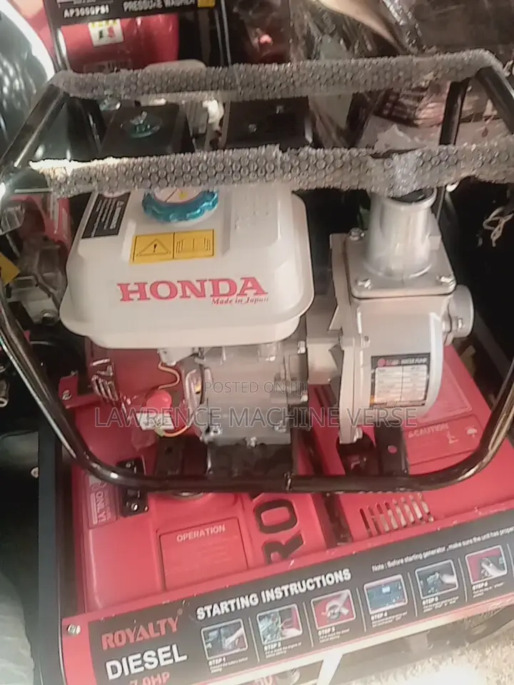 Gasoline Surface Water Pump Honda